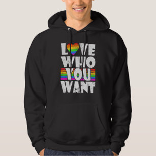 Veste À Capuche Aimez qui vous voulez Gay pride Lgbt Hommes Femmes