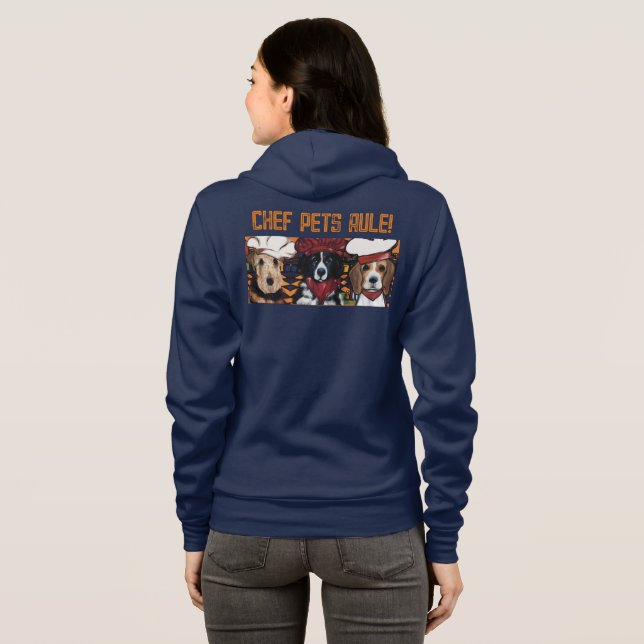 Veste À Capuche Airedale Terrier  (Dos entier)