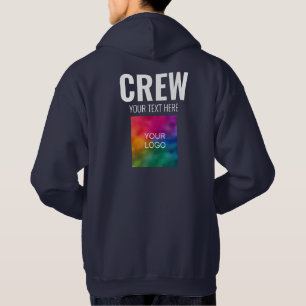 Veste À Capuche Ajouter le texte du logo ici Crew Mens Conception