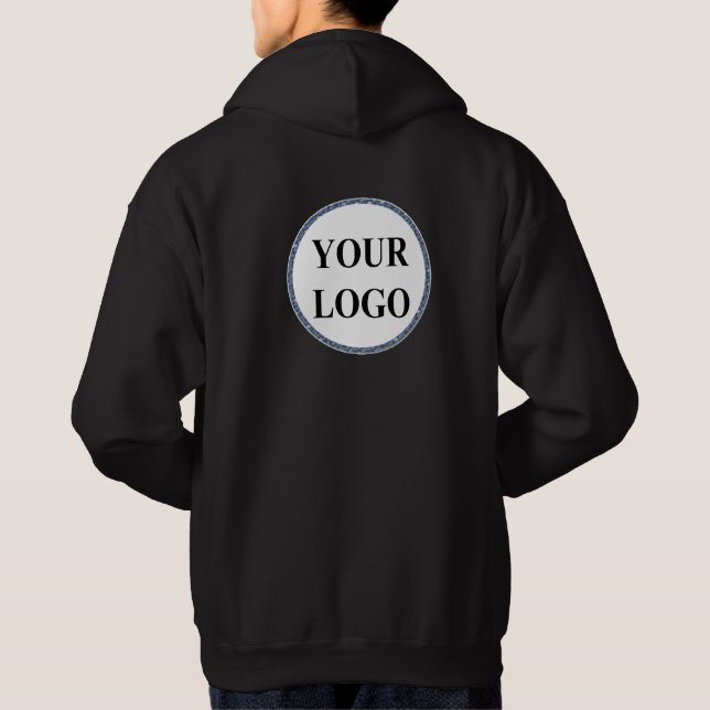 VESTE À CAPUCHE AJOUTER VOTRE LOGO ICI (Dos)