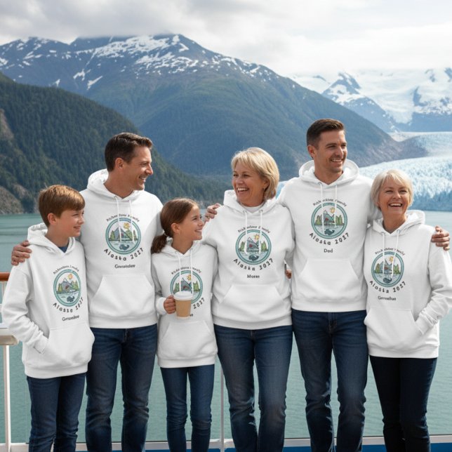 Veste À Capuche Alaska Family Cruise Trip Souvenir Hoodie (Alaska family cruise hoodie)