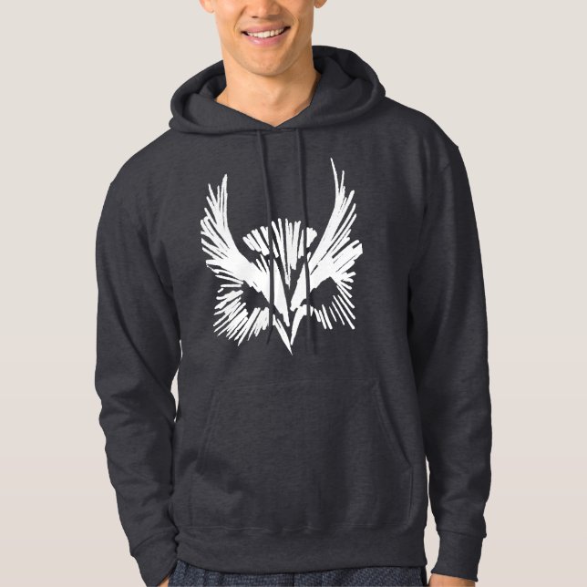 Veste À Capuche Alerte de hibou (Devant)