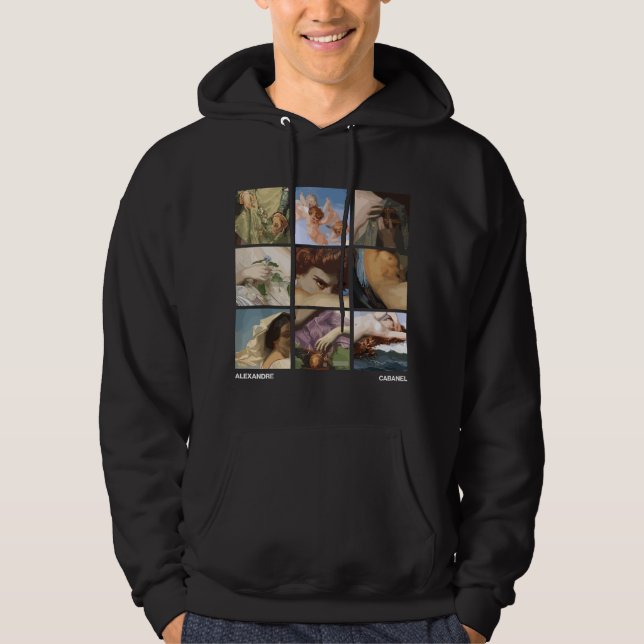 Veste À Capuche Alexandre Cabanel Peintures célèbres Grille  (Devant)