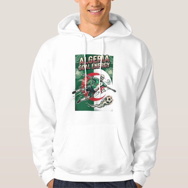 Veste À Capuche Algérie But Énergie Squelette Attaquant Nations Gr (Devant)