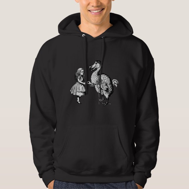 Veste À Capuche Alice et la dronte (Devant)