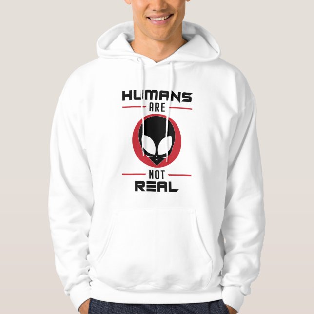 Veste À Capuche Alien Head Ufo Zone Alien 51 Drôle Idée Cadeau (Devant)