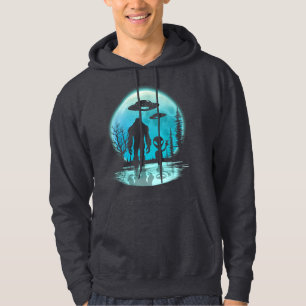 Veste À Capuche Alien UFO Bigfoot