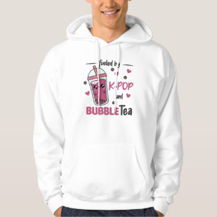 Veste À Capuche Alimenté Par K Pop Et Bubble Tea Kawaii Boba Tea