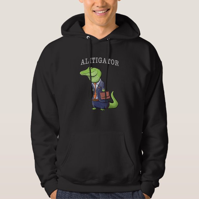 Veste À Capuche Alitigateur Alligator Avocat Procureur (Devant)