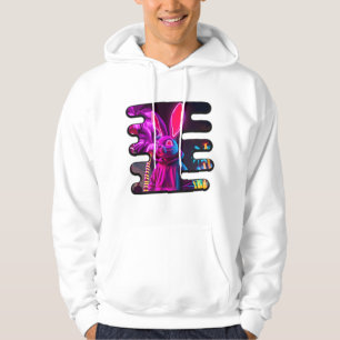 Veste À Capuche Allez en ville avec Neon Kash Rabbit