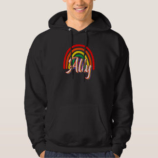 Veste À Capuche Ally Rainbow LGBTQ Gay Equality Trans Lesbian Quee