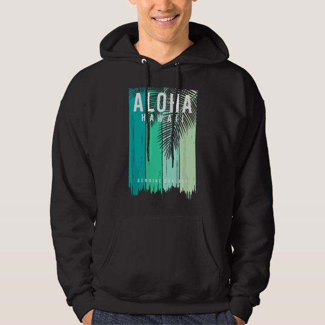 Veste À Capuche Aloha Hawaï  (Devant)