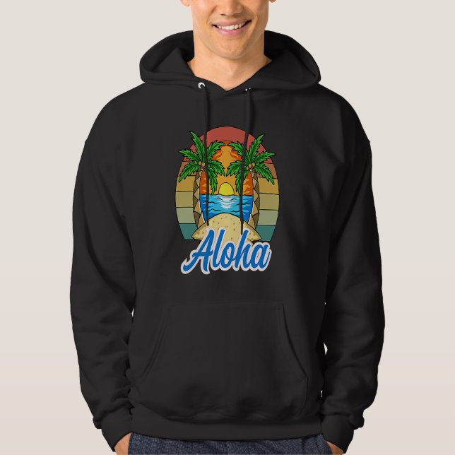 Veste À Capuche Aloha Hawaii (Devant)