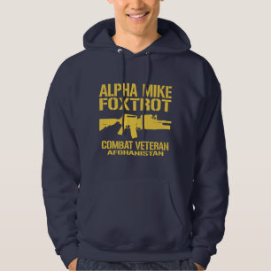 Veste À Capuche Alpha fox-trot de Mike - vétéran de l'Afghanista