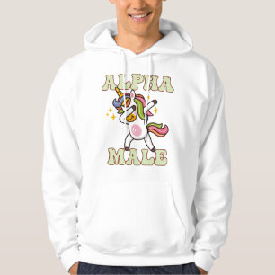 Veste À Capuche Alpha Homme Ironique Unicorne 1