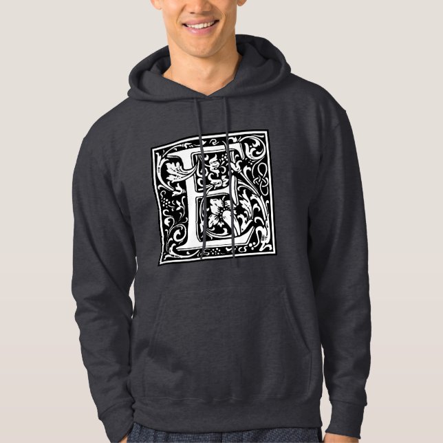 Veste À Capuche Alphabet « E » de William Morris (Devant)