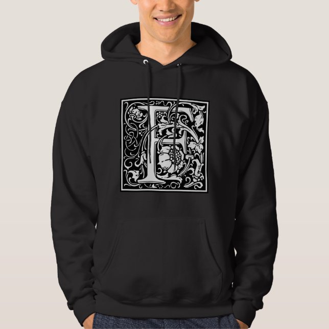 Veste À Capuche Alphabet « F » de William Morris (Devant)
