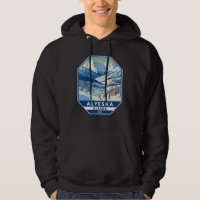 Alyeska Alaska Winter Travel Art Vintage