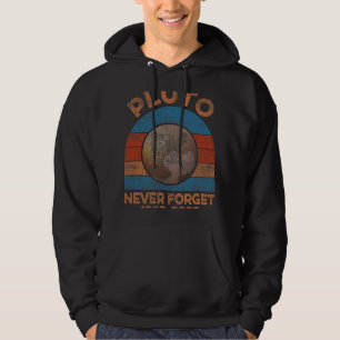 Veste À Capuche Amateur d'astronomie Vintage N'oubliez jamais Plut