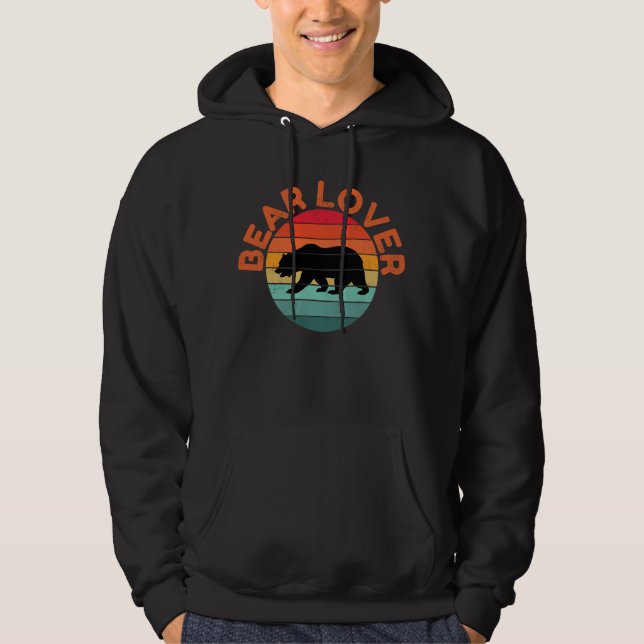 VESTE À CAPUCHE AMATEUR D'OURS (Devant)