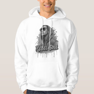 Veste À Capuche Âme rebelle – Streetwear Pop Art Graffiti Audacieu