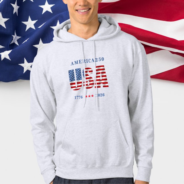 Veste À Capuche AMERICA250 1776-2026 Celebration Mens (AMERICA250 1776-2026 Celebration Men's Hoodie)