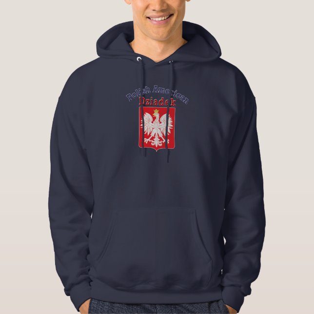 Veste À Capuche Américain polonais Dziadek (Devant)
