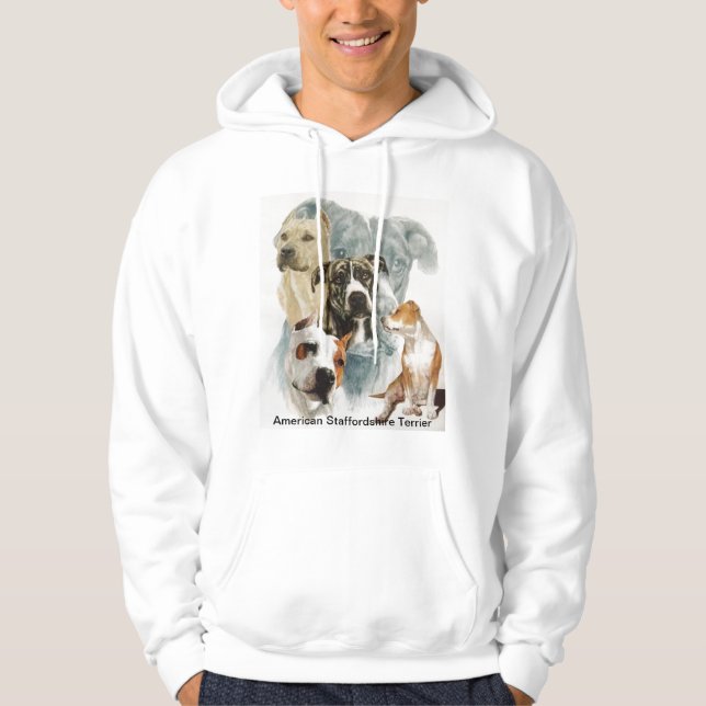 Veste À Capuche American Staffordshire Terrier,... (Devant)