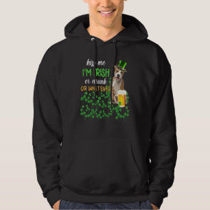 Veste À Capuche American Staffy M'Embrasse Je Suis Irlandais Ou Ir