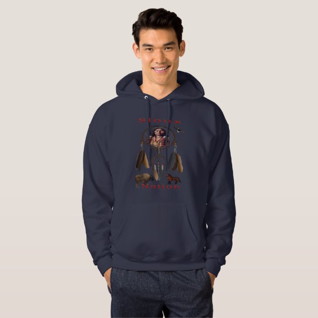 Veste À Capuche Amérindien (Devant entier)