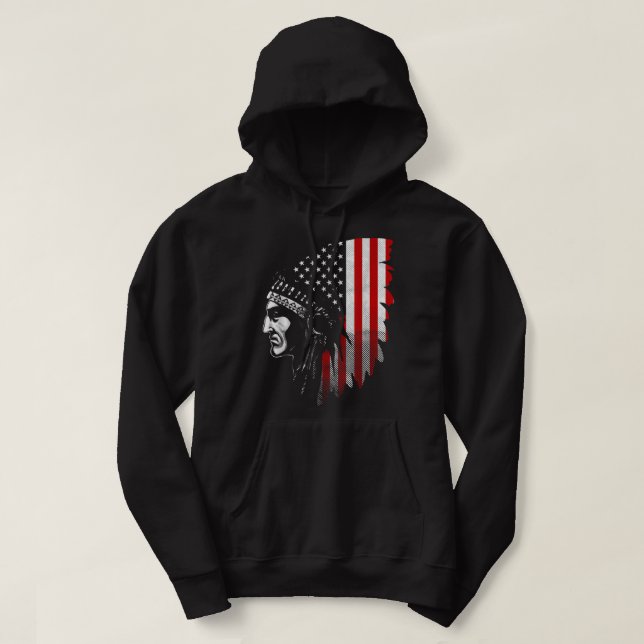 Veste À Capuche Amérindien (Design devant)