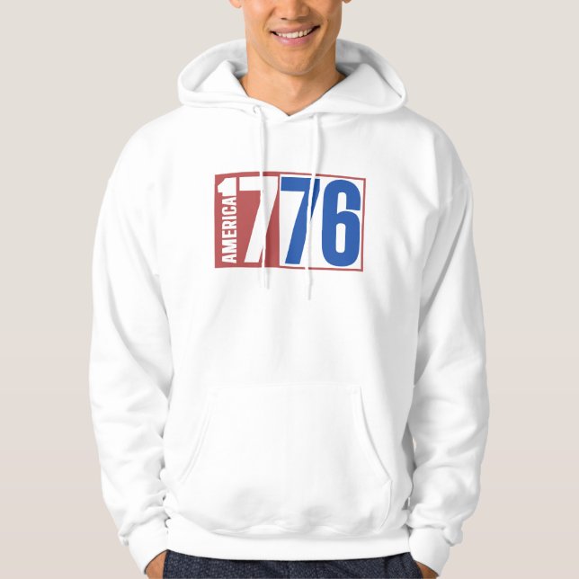 VESTE À CAPUCHE AMÉRIQUE 1776  (Devant)