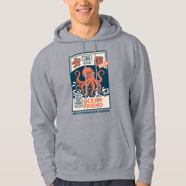 Veste À Capuche Ami de l'océan (Devant)