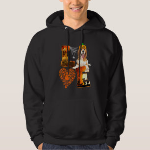Veste À Capuche Amour Beagle Chien Paw Coeur Citrouille Halloween