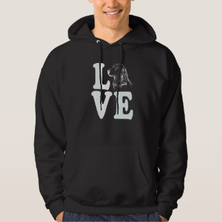 Veste À Capuche Amour de chien Retriever doré pour hommes et femme