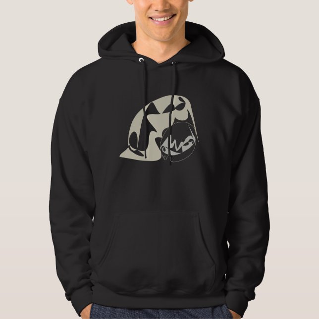 Veste À Capuche Amour de pingouin en revanche (Devant)