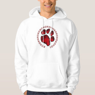 Veste À Capuche Amour d'I de la densité double mon chien ! ! Swea