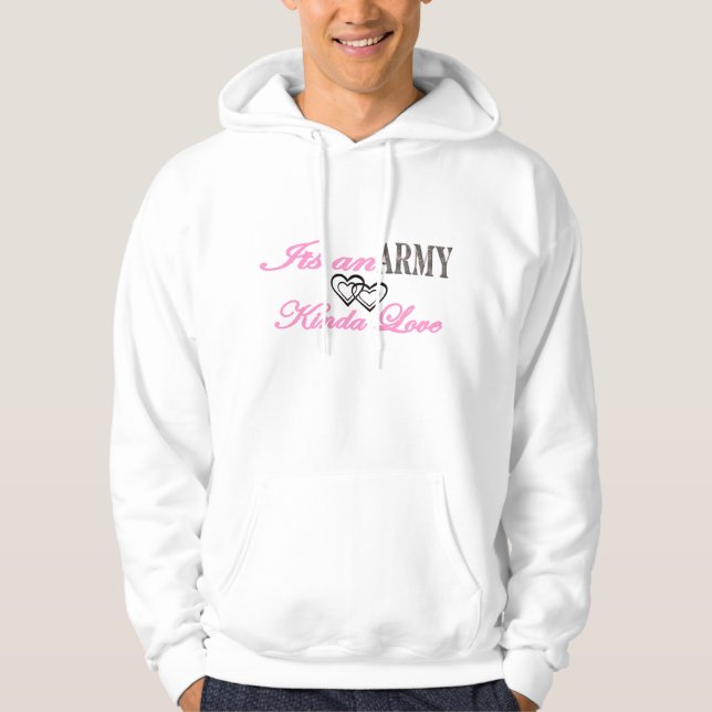 Veste À Capuche Amour fier d'armée (Devant)
