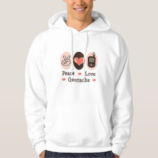Veste À Capuche Amour Geocache de paix