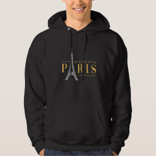 Veste À Capuche Amour Paris Et Tour Eiffel En France Amour Françai