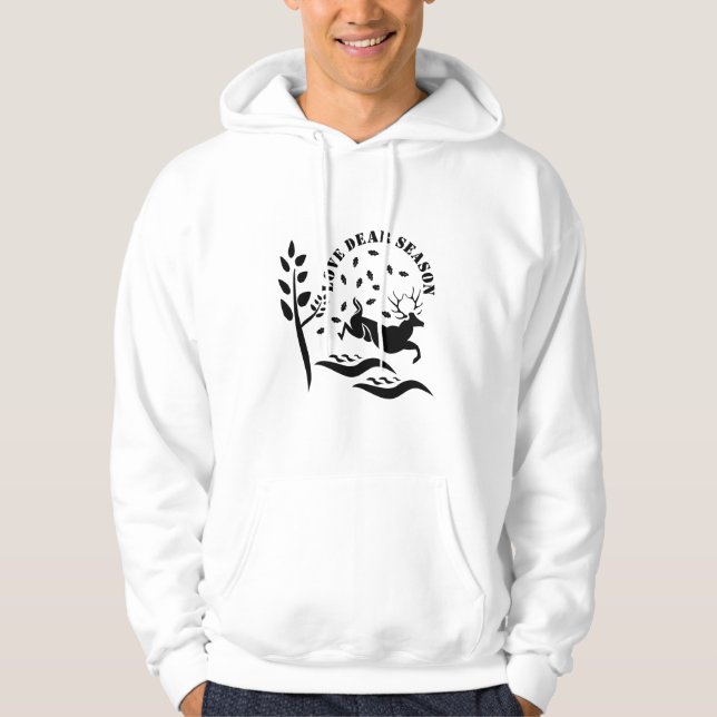 Veste À Capuche Amour saison des Cerfs (Devant)