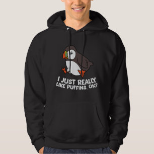 Veste À Capuche Amoureux des Macareux Je suis juste vraiment fan d