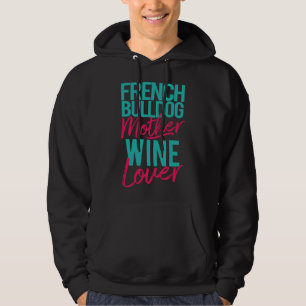Veste À Capuche Amoureux du vin de chien-taureau français