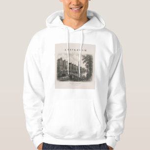 Veste À Capuche Amsterdam Conception de ville de voyage vintage