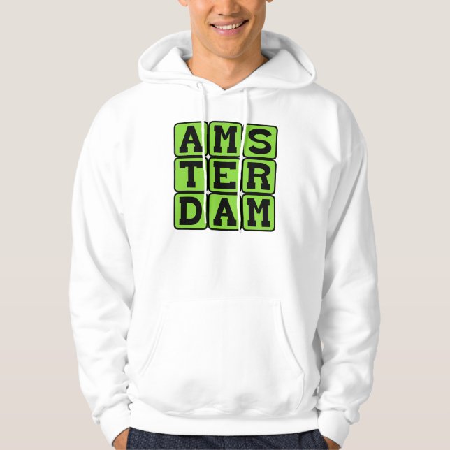 Veste À Capuche Amsterdam, Ville aux Pays-Bas (Devant)