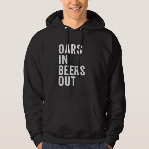 Veste À Capuche Amusant Aviron Chemise Oars en Bières Rower Beer L