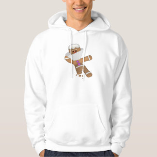 Veste À Capuche Amusant Bit Lui-Même Gingerbread Homme
