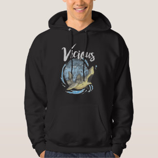 Veste À Capuche Amusant combat de requins Manatee