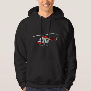 Veste À Capuche Amusant hélicoptère Xmas Santa Hat Hélicoptère C