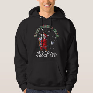 Veste À Capuche Amusant Joyeux Poissons À Tous Noël Famille Matchi